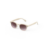 Izipizi Sunglasses - Style C (stylish, retro, bold, square) - Vintage Cream
