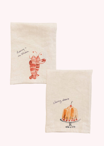Lobster Lovers and Cherry Cherie Napkin Set