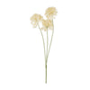 Faux Cream Allium Stem - Three Flowerheads per Stem