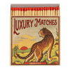 Long Matches in Square Luxury Letterpress Printed Matchbox