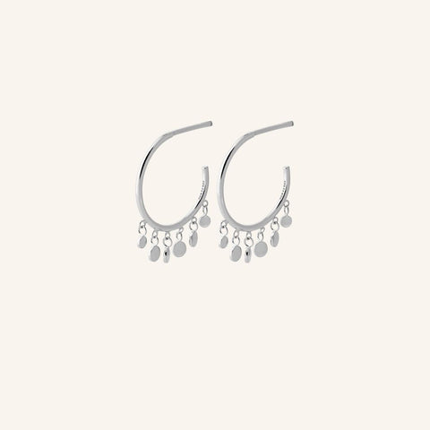 Glow Earrings - Silver - Pernille Corydon