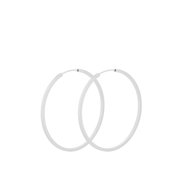 Pernille Corydon Small Orbit Hoop Earrings Silver