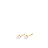 Lagoon Pearl Stud Earrings - Gold - Pernille Corydon