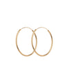 Plain Hoop Earrings - Gold - Pernille Corydon