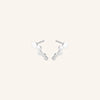 Sheen Stud Earrings - Silver - Pernille Corydon