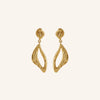 Flowing Dreams Earrings - Gold&nbsp;- Pernille Corydon