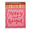 Archivist Gallery Large Square Matches Merry & Bright