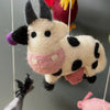 Handmade Felt Farm Animals Mobile - Fairtrade