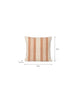 Terracotta Multi-Stripe Cushion