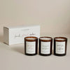 Plum & Ashby Fresh, Floral, Amber Votive Gift Set