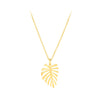 Fern Leaf Necklace Gold