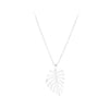 Fern Leaf Necklace - Silver - Pernille Corydon