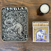Enamelled India Postage Tray - Small - Boncoeurs