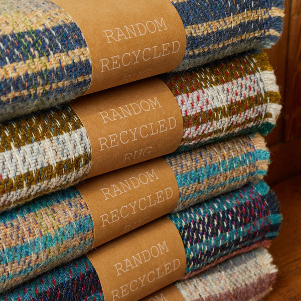 Random Recycled Wool Throw - 120x150cm – Greige Lifestyle