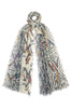 Milano Mosaic Fine Wool Embroidered Shawl from Jo Edwards
