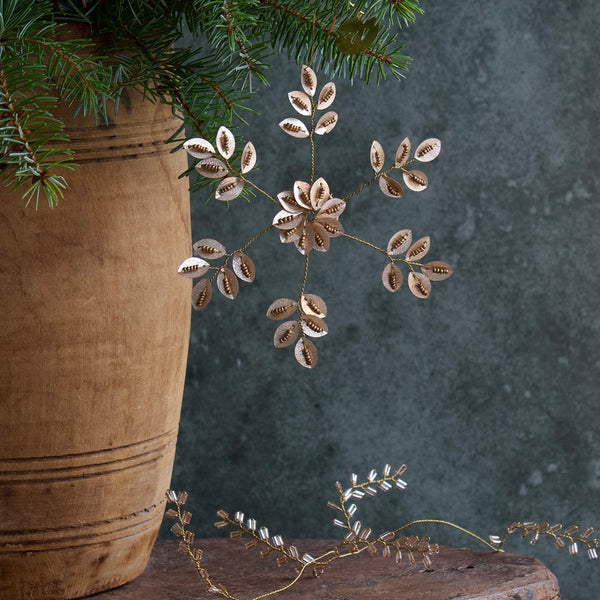 Hanging Sequin Star Decoration