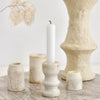 White Marble Candle Holder﻿