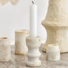 White Marble Candle Holder﻿