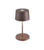 Zafferano Rechargeable Table Lamp - Olivia Mini  - Corten (Rust)