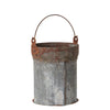 Little Vintage Rusty Iron Bucket - Greige - Home & Garden - Chiswick, London W4 