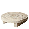 Vintage Carved Wood Chapati Mould
