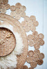 Decorative Round Jute Rug - 150cm Diameter- Style A - Greige - Home & Garden - Chiswick, London W4 