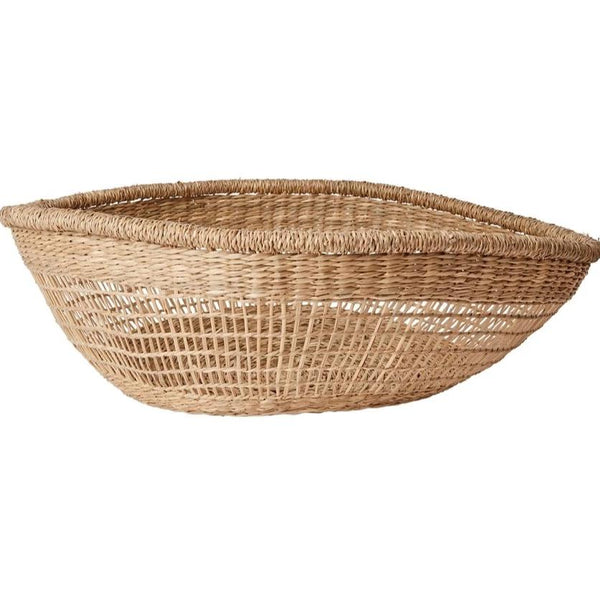 Large Handcrafted Seagrass Basket - Greige - Home & Garden - Chiswick, London W4 