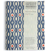 Exercise Book - Persephone Cornflower & Red - Cambridge Imprint