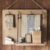 Hanging Wood Shelf for Pegboard - Two Sizes