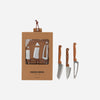 Cheese Knives Gift Set Acacia Wood and stainless steel