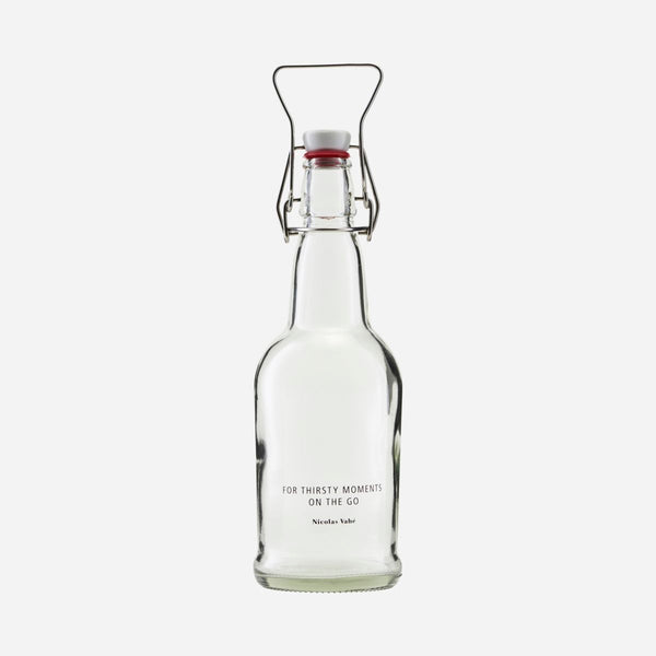 reusable glass bottle flip top lid