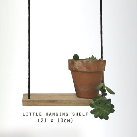 Hanging Wood Shelf for Pegboard - Two Sizes