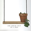 Hanging Wood Shelf for Pegboard - Two Sizes