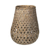 Broste Bamboo Basky Lantern - Two Sizes - Greige - Home & Garden - Chiswick, London W4 