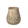 Broste Bamboo Basky Lantern - Two Sizes - Greige - Home & Garden - Chiswick, London W4 
