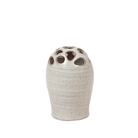 Broste Copenhagen Axell Vase Stoneware with holes for buds