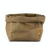 Washable Paper Bag from Italy - Olive