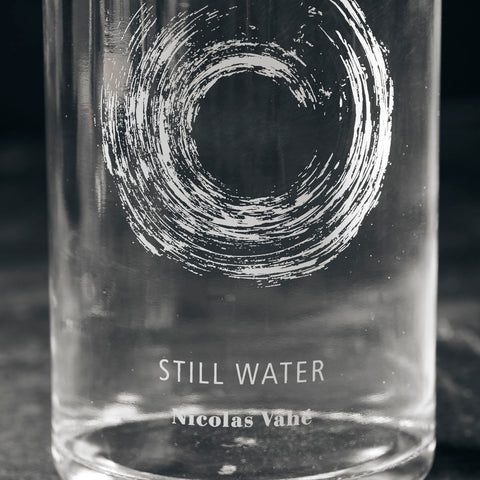Glass Water Bottle with Lid - Still