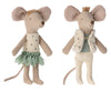 Maileg Royal Twins Mice, Little Sister and Brother in Matchbox
