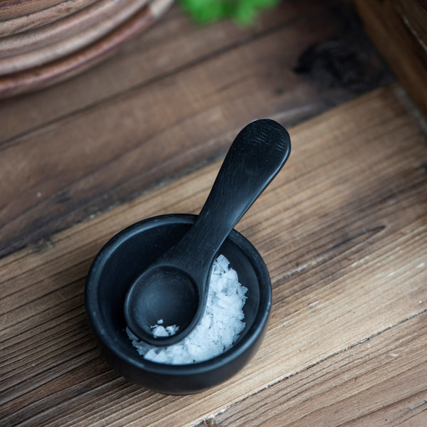 Small Stone Salt Spoon