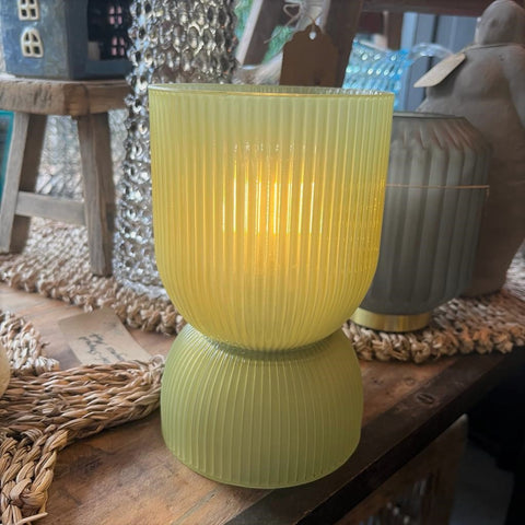 Use Anywhere Lamp - Boston - Frosted Olive Green - Small