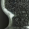 Sculptural Bubble Glass Vase - Green