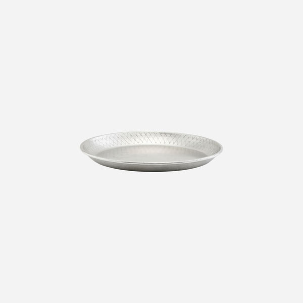 Diamond Silver Finish Tray - Two Sizes