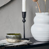 Handmade Black Iron Candlestick - Four Sizes
