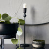 Handmade Black Iron Candlestick - Four Sizes