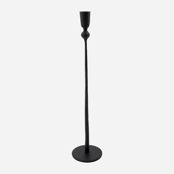 Handmade Black Iron Candlestick - Four Sizes