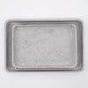 Set of two concrete polystone rectangular trays