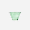 Fluted Jam Jar Style Glass Tealight Holder - Green