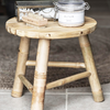 little bamboo stool with three legs