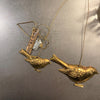 Two Brass Sparrows Hanging Decoration - Walther & Co, Denmark
